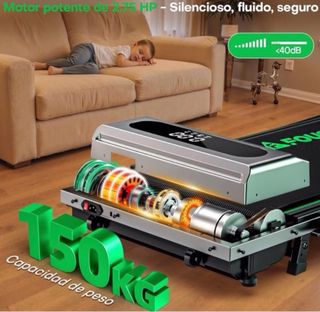 5 en 1 Cinta de Correr Plegable 12km/h SIN ABRIR