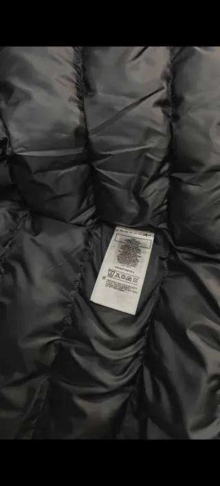 Plumífero Adidas Negro con Rayas