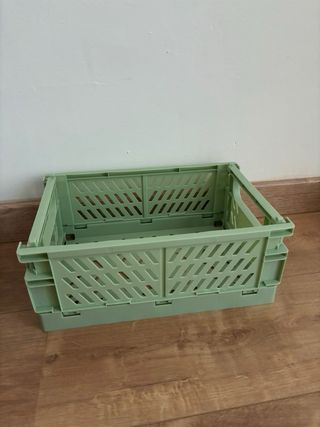 2 Contenedor plegable azul