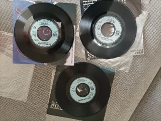 Janet Jackson lote 5 vinilos single 7" 45 rpm