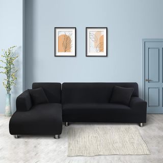 Funda para Sofá Chaise Longue 2 Piezas Funda Cubre