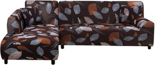 Funda para Sofá Chaise Longue 2 Piezas Funda Cubre