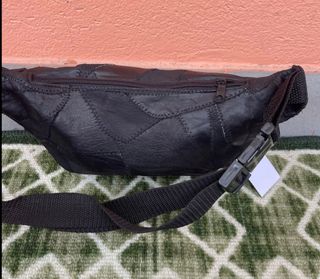 Marsupio Vera Pelle Nero