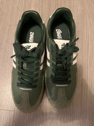 Zapatillas Pull&Bear Verde y Blanco