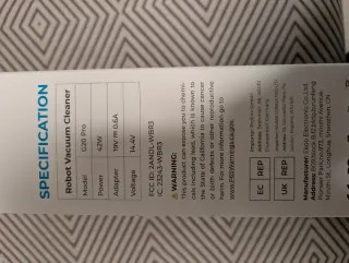 Aspiradora Robot Honiture G20 Pro