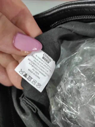 Borsa donna nera con pochette