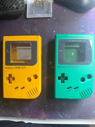 Carcasas Game Boy Nintendo Amarilla y Verde