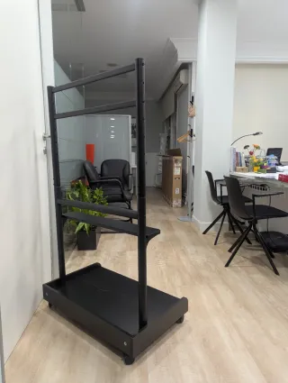 Soporte móvil para TV (136 x 47 x 77,5) regulable
