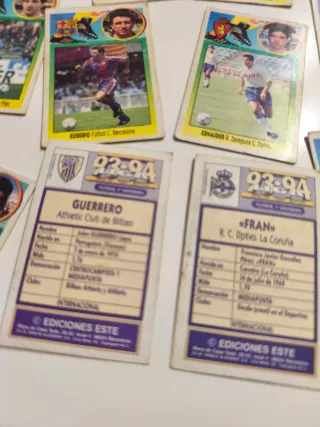Lote cromos fútbol 93-94