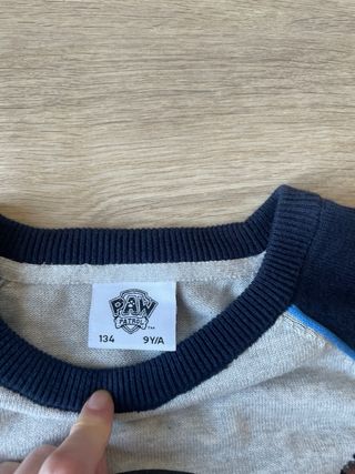 Jersey Paw Patrol Chase 8-9 años