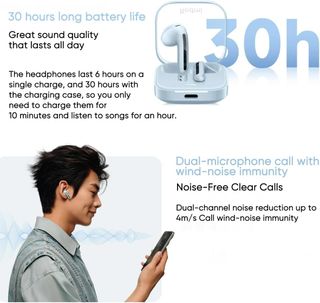 Xiaomi Redmi Buds 6 | Auriculares Inalámbricos Blu