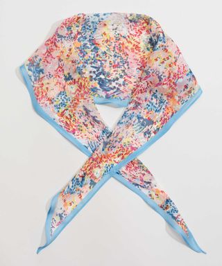 Echo Foulard Donna Multicolore 111x35 Seta Floreal