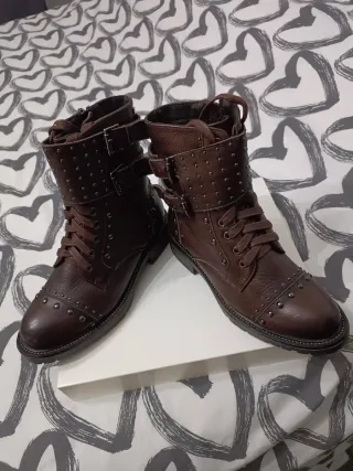 Botines de piel Carmela