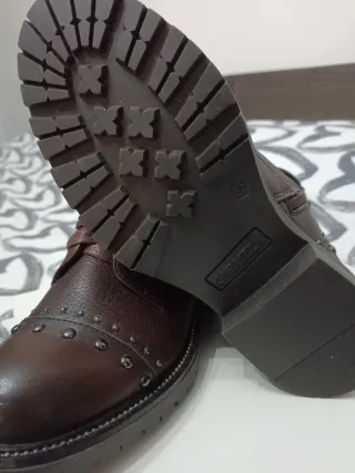 Botines de piel Carmela