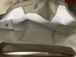 Bolso Longchamp Plegable Marrón y Verde.