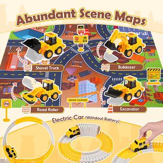 Adeokay Excavadora hipódromo, Juguete para niños d