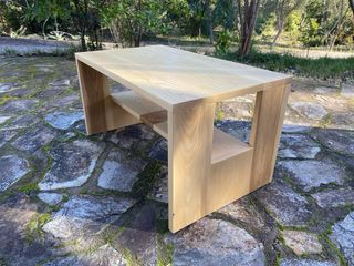 Mesa de centro madera maciza fresno americano