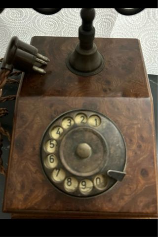 Telefono vintage Telcer con disco combinatore