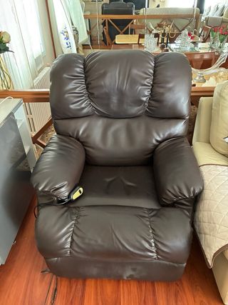 Sillón Relax Eléctrico Marrón.