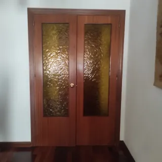 Lote 7 puertas sapelly con pomo y premarco