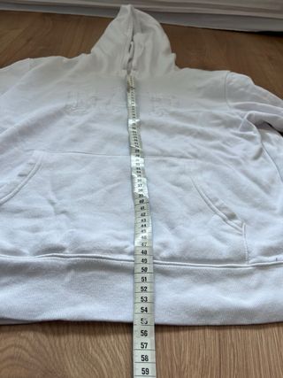 Sudadera Gap Blanca con Logo Bordado