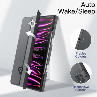 JETech Funda para iPad Pro 12.9 Pulgadas (2022/202