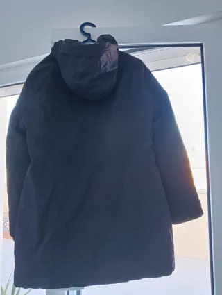 Chaqueta parka negra Only, con capucha