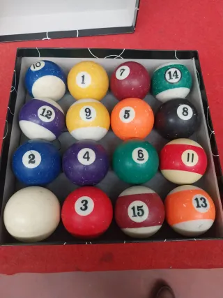 Bolas de billar.