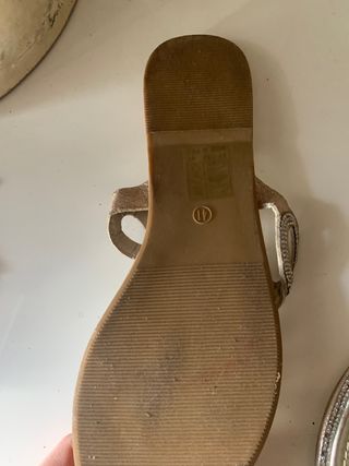 Infradito J.FLOWERS donna oro/argento taglia 41