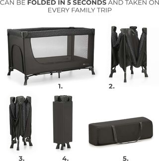 Kinderkraft Joy Light Cuna de Viaje, Parque Cuna b