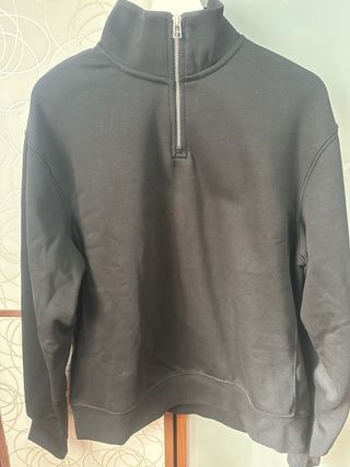 Sudadera Zara cremallera cuello M