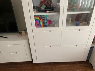 Aparador Banak Sisal Madera y Cristal