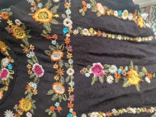 Blusa Zara Woman bordada