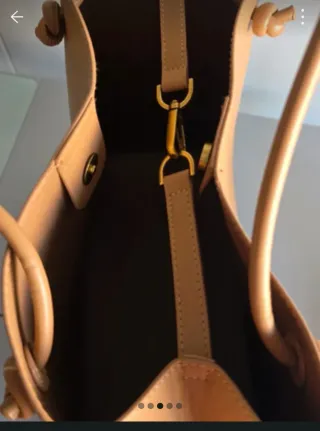 Bolso Mango color camel