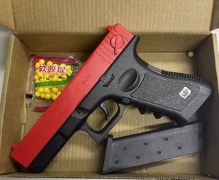 PISTOLA DE JUGUETE DE BOLAS BLANDAS DE ESPUMA