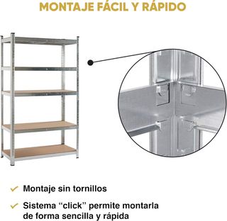 Scaffale metallico in acciaio galvanizzato per archiviazione