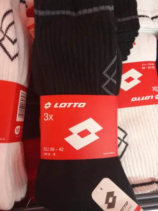 Calzini Lotto 3x EU 39-42 UK 6-8