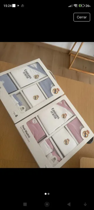 Conjunto Primera Puesta Real Madrid