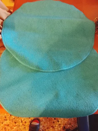 Coppia Tappeti Bagno Azzurro anti scivolo