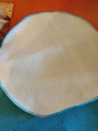 Coppia Tappeti Bagno Azzurro anti scivolo