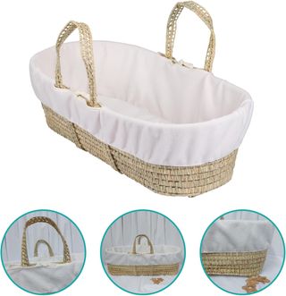 Clair de lune Fleece Liner/compresa para Moses/ces