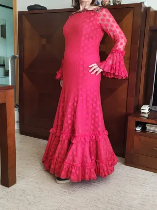 Vestido flamenca rojo