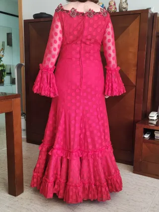 Vestido flamenca rojo