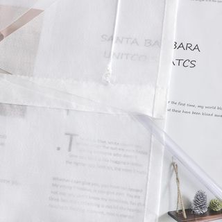 Estor con cinta de velcro, cortina para salón, coc