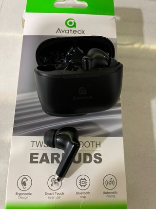 Auriculares TWS Bluetooth Avateck VC0013 Negros