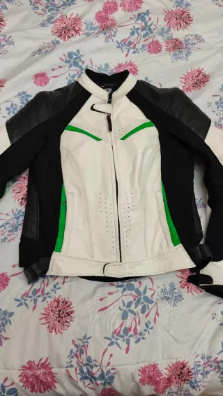 Cazadora chaqueta moto mujer piel rev'it M 38 40