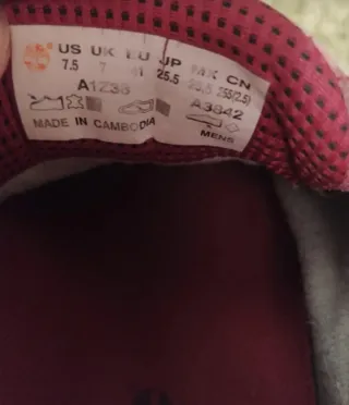 Zapatillas Trekking Timberland Marrón/Rojo Talla 4