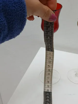 Bicchieri da liquore vintage colorati