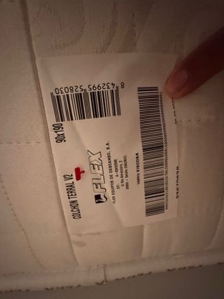 2 Colchones Individuales 90cm