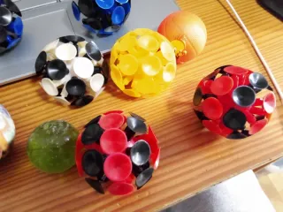Conjunto de pelotas pequeñas para niño